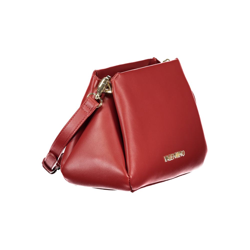 Rosso Polyurethane Women Handbag