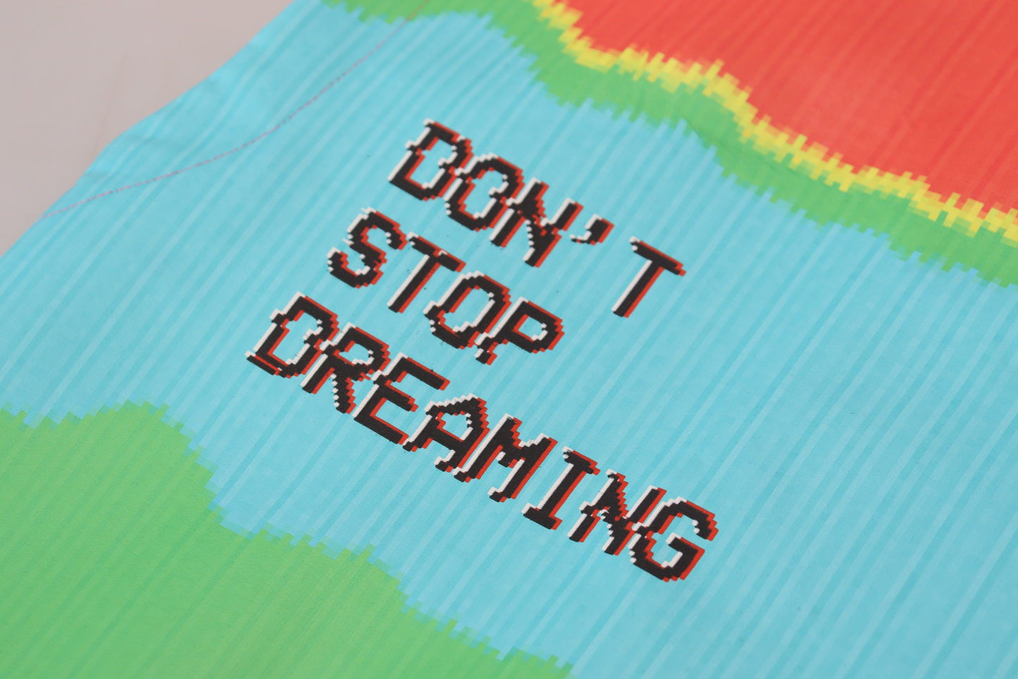 Multicolor TV Print Blouse Cotton T-shirt