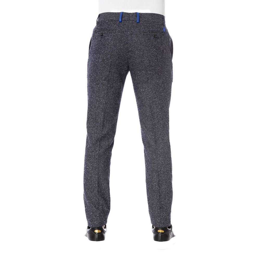 Black Cotton Men Pant