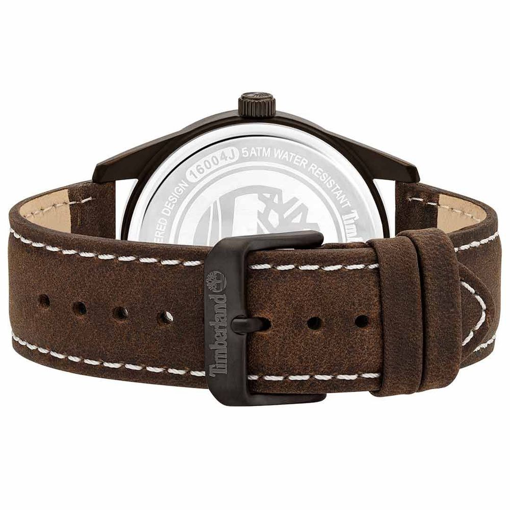 Brown Leather Dress Watch
