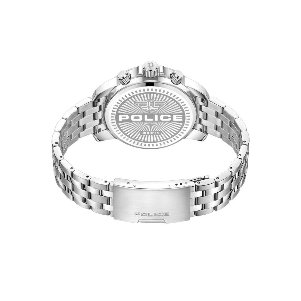 Gray Stainless Steel Dress Watch