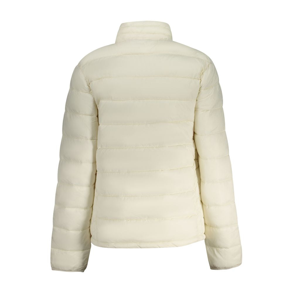 White Polyamide Women's Jacket