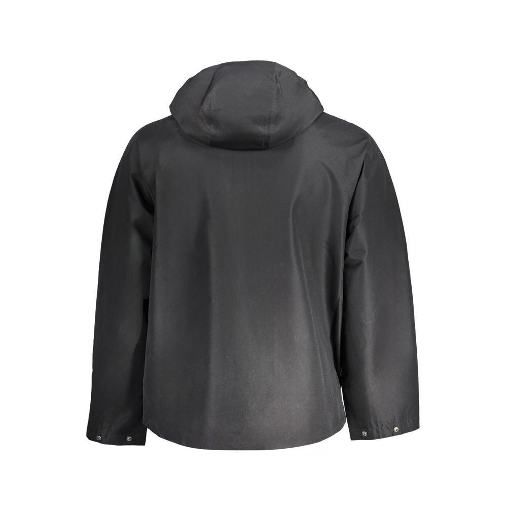 Black Polyester Men's Jacket
