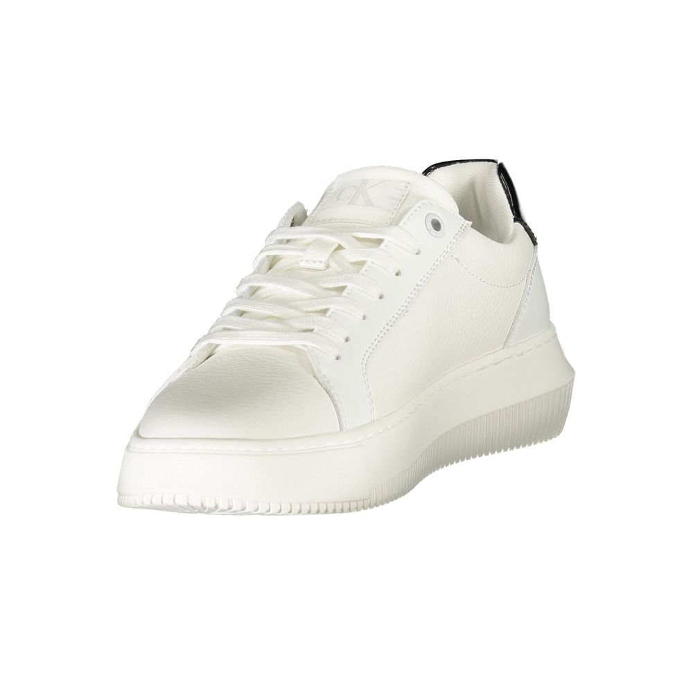 White Leather Women Sneaker