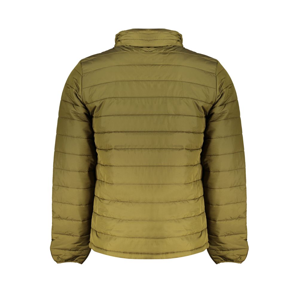 Green Polyester Men's Jacket