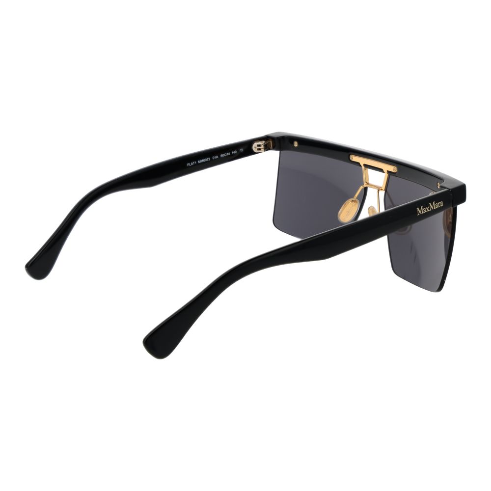 Black Stainless Steel Sunglasses