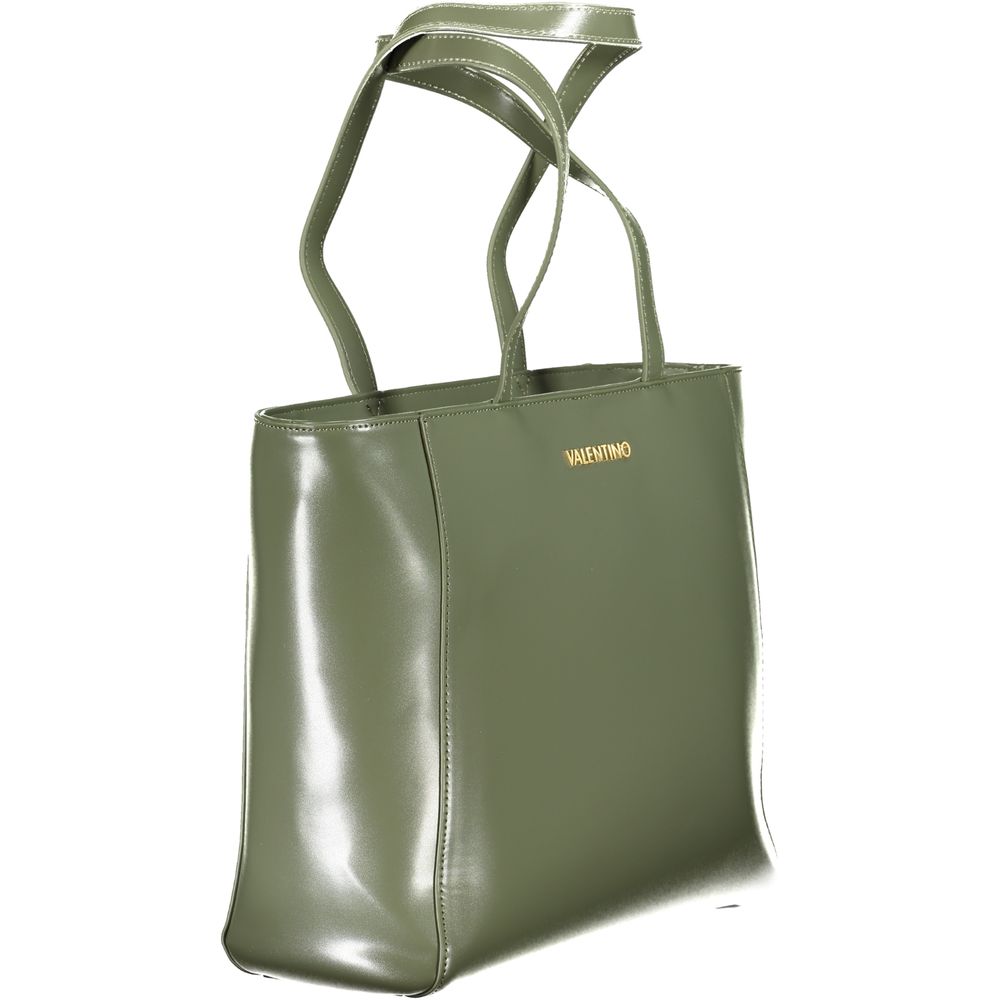 Verde Poliuretano Women Handbag