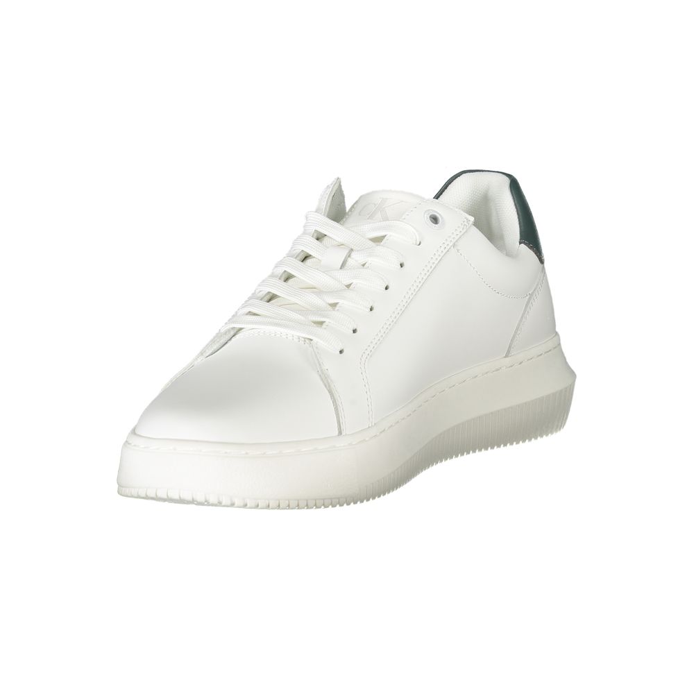 White Leather Men Sneaker