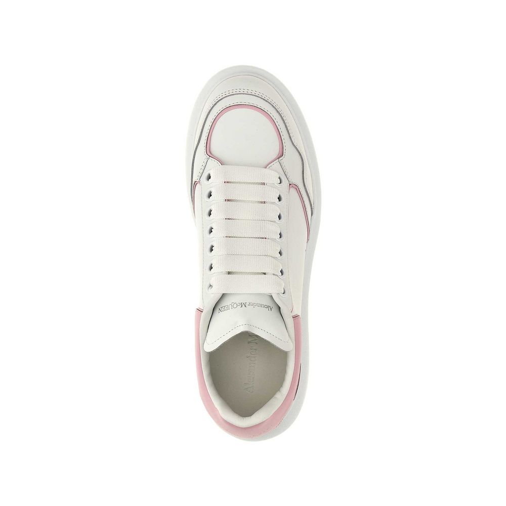 White Calfskin Low Top Sneakers