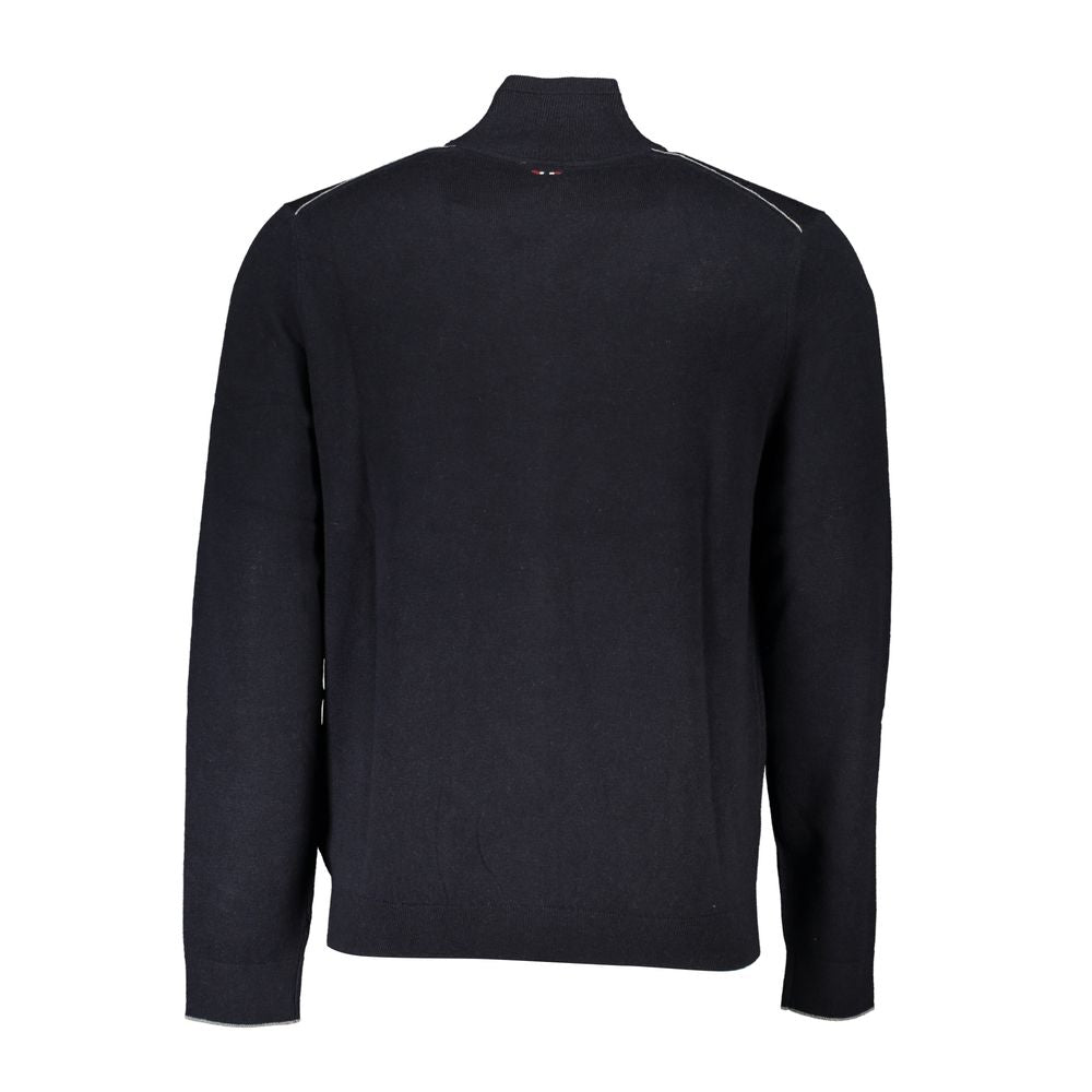 Black Tessuto Mens Cardigan