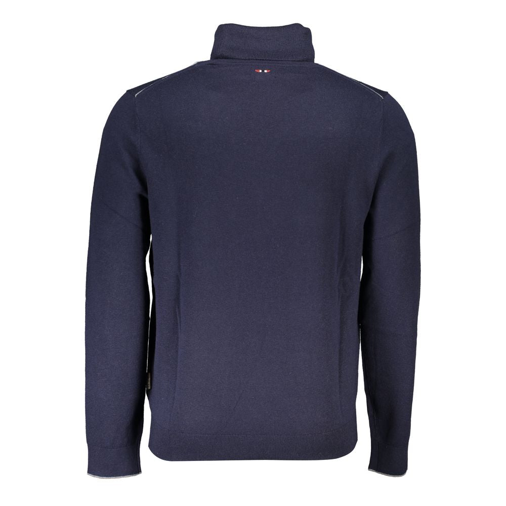 Blue Tessuto Men Sweater