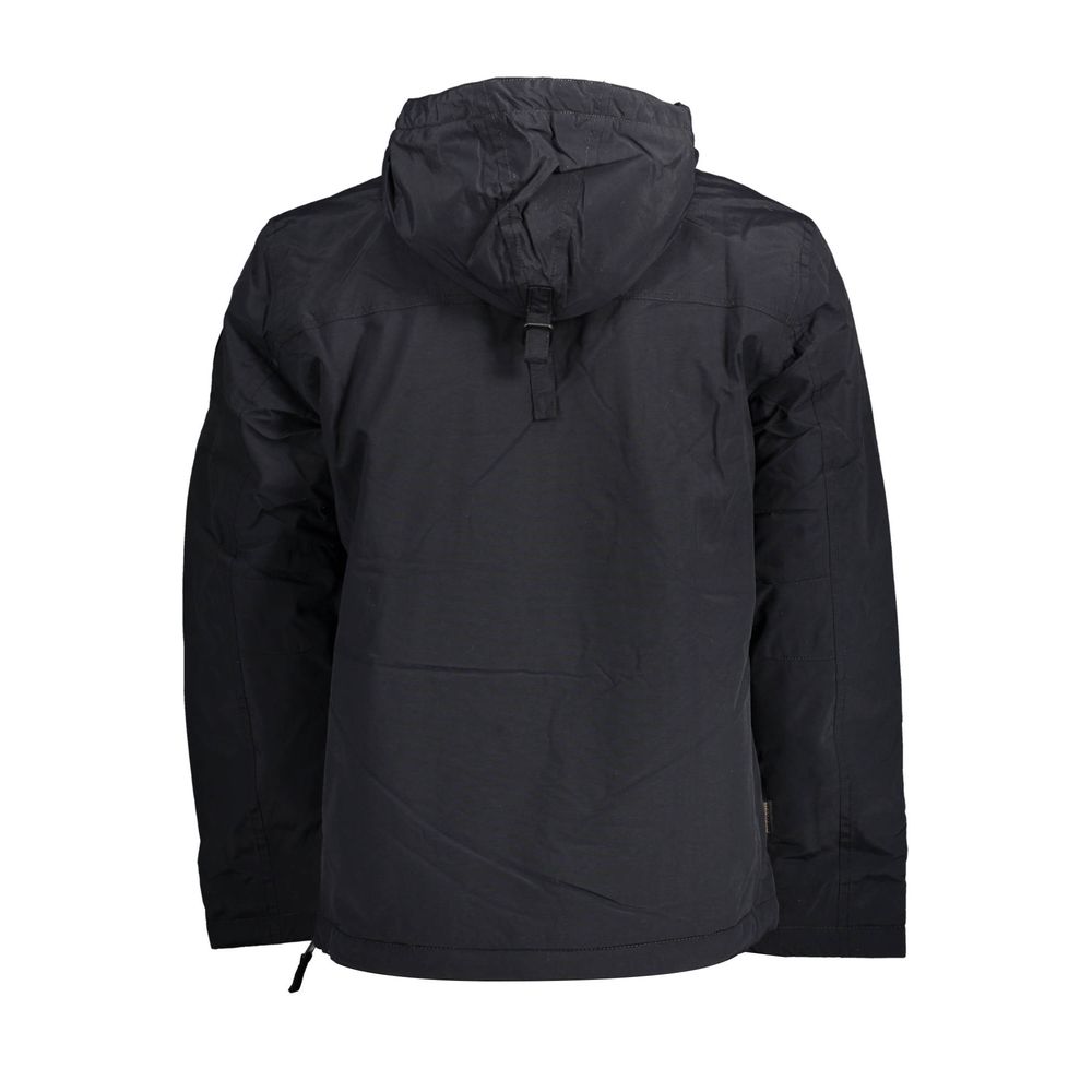 Black Polyamide Men's Jacket
