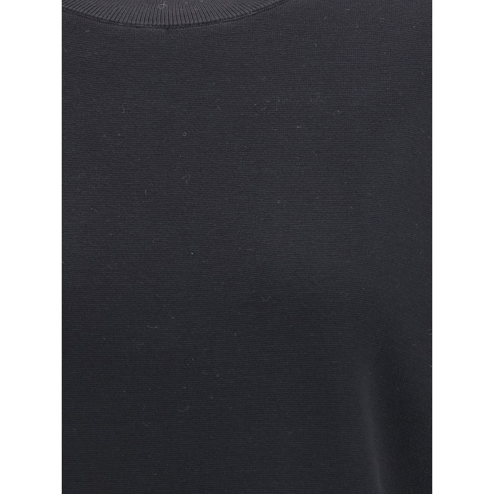 Black Polyester T-Shirt