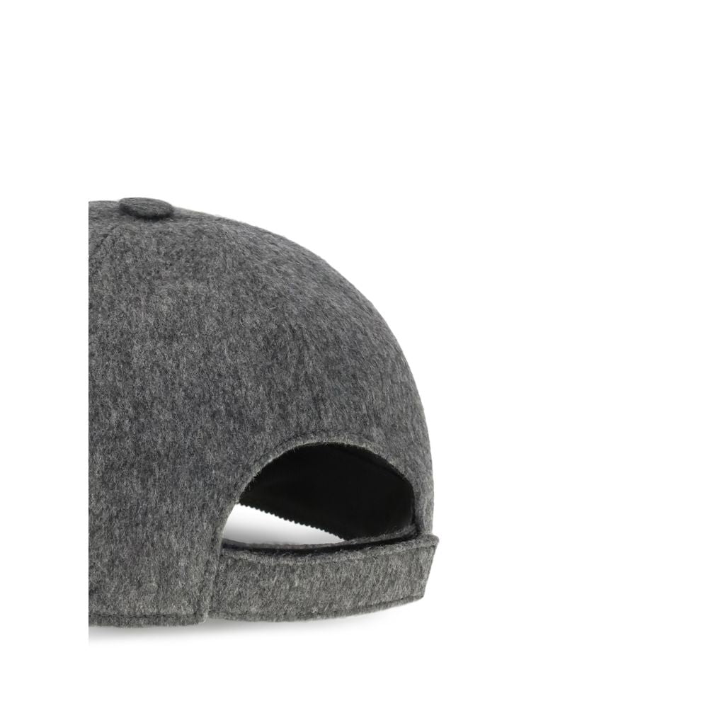 Gray Wool Cap (Baseball Hat)
