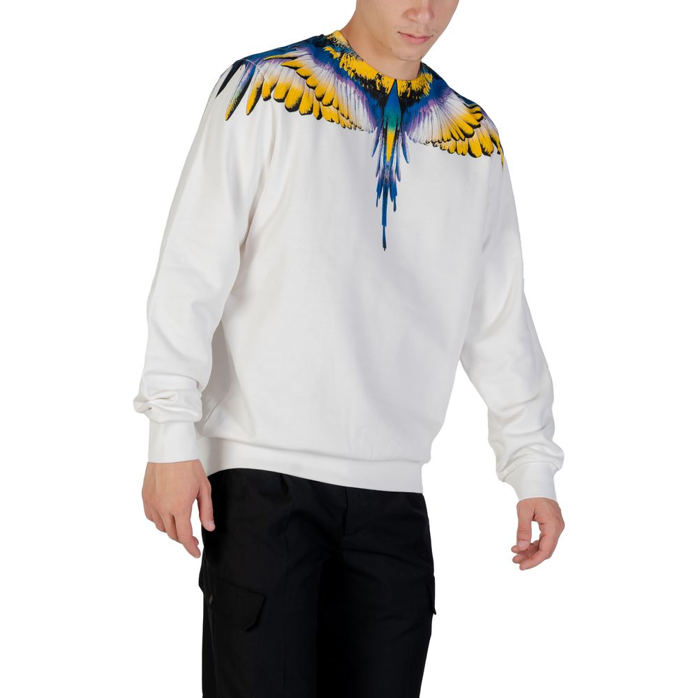 White Cotton Sweatshirt