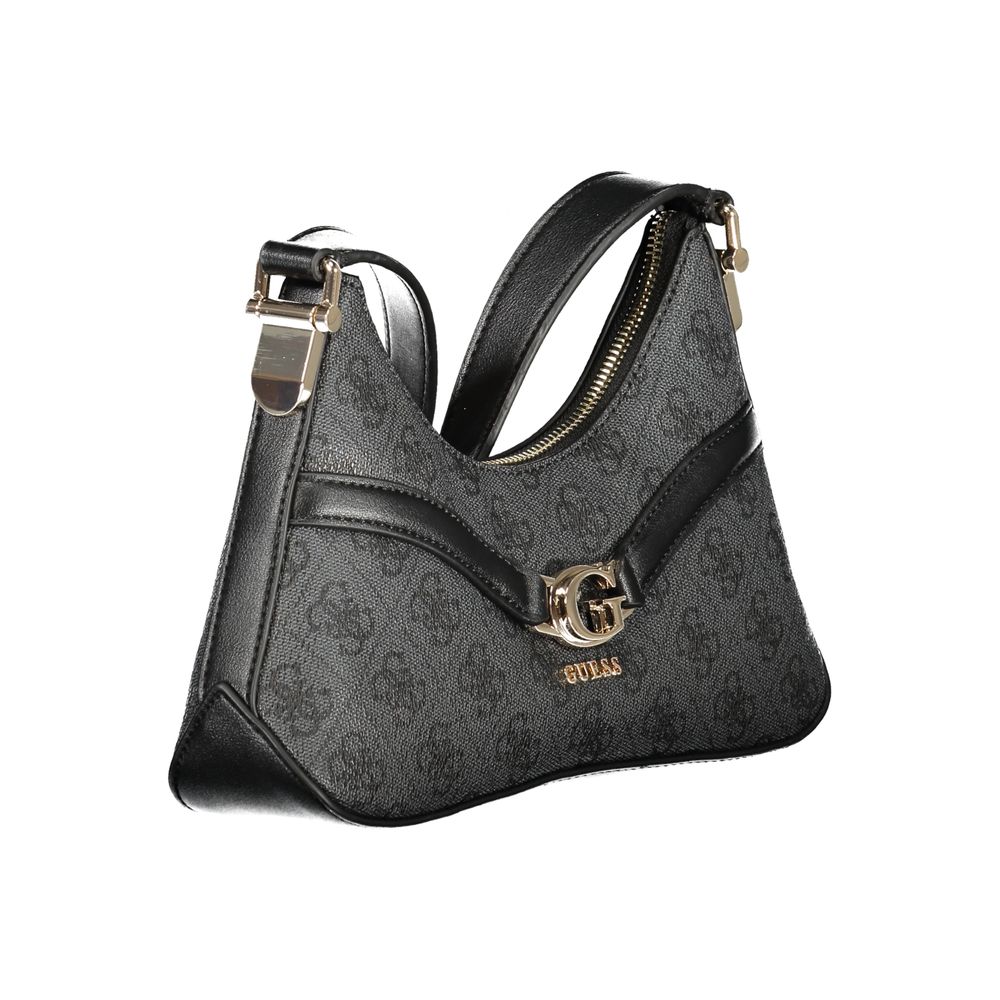 Nero Polyurethane Women Shoulder Bag
