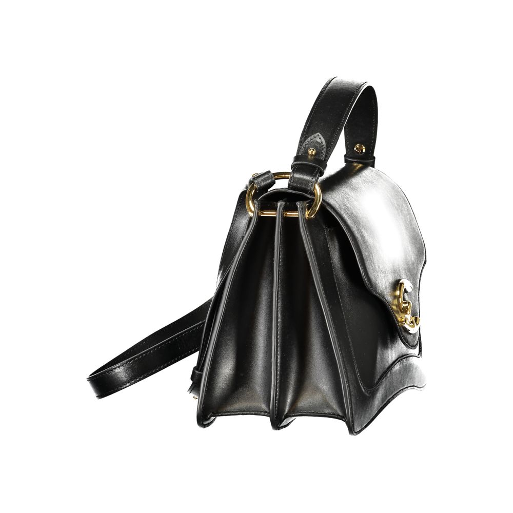 Black Leather Women Handbag