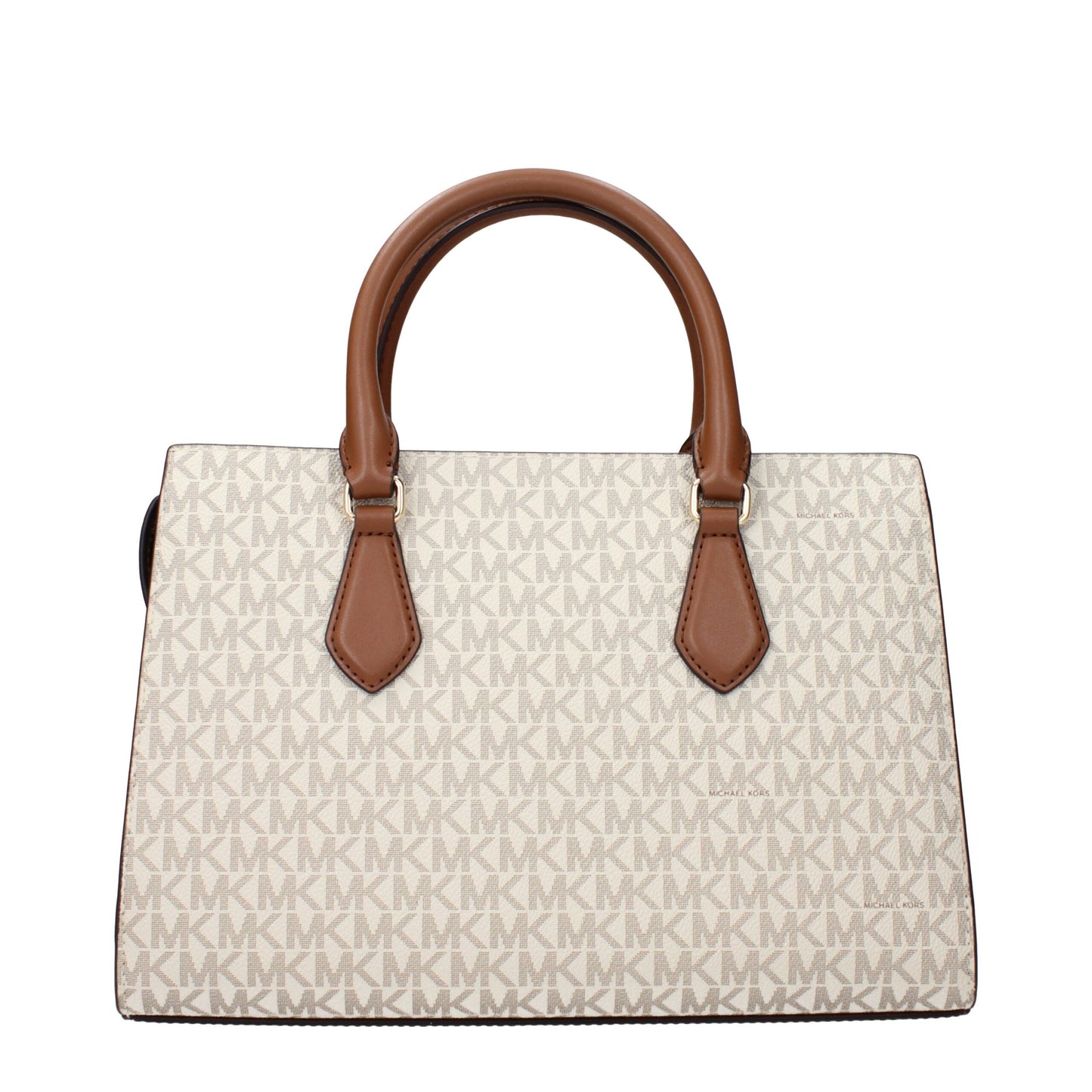 Beige Fabric Handbag
