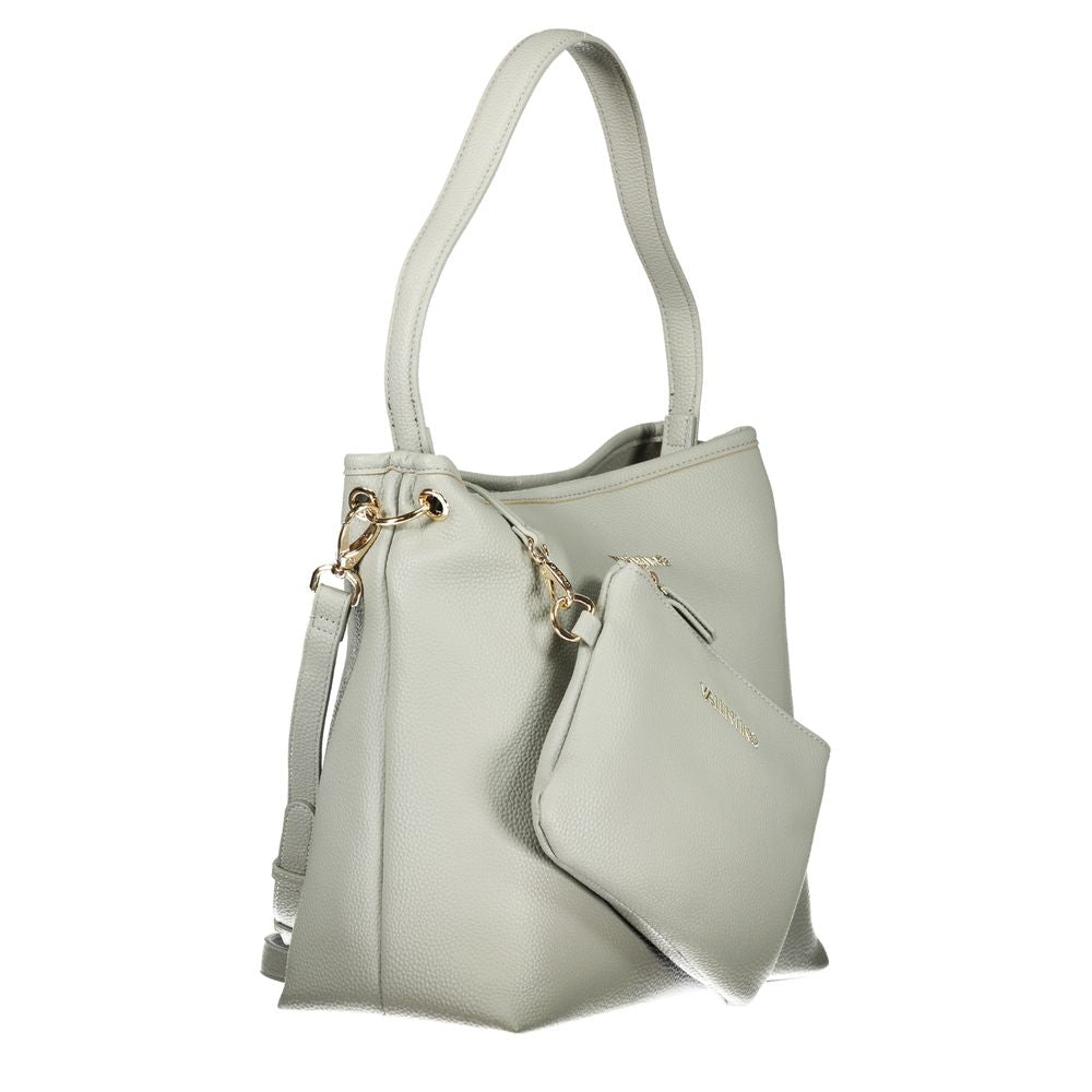 Grigio Polyurethane Women Shoulder Bag