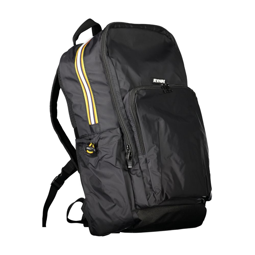 Black Poliammide Men Backpack