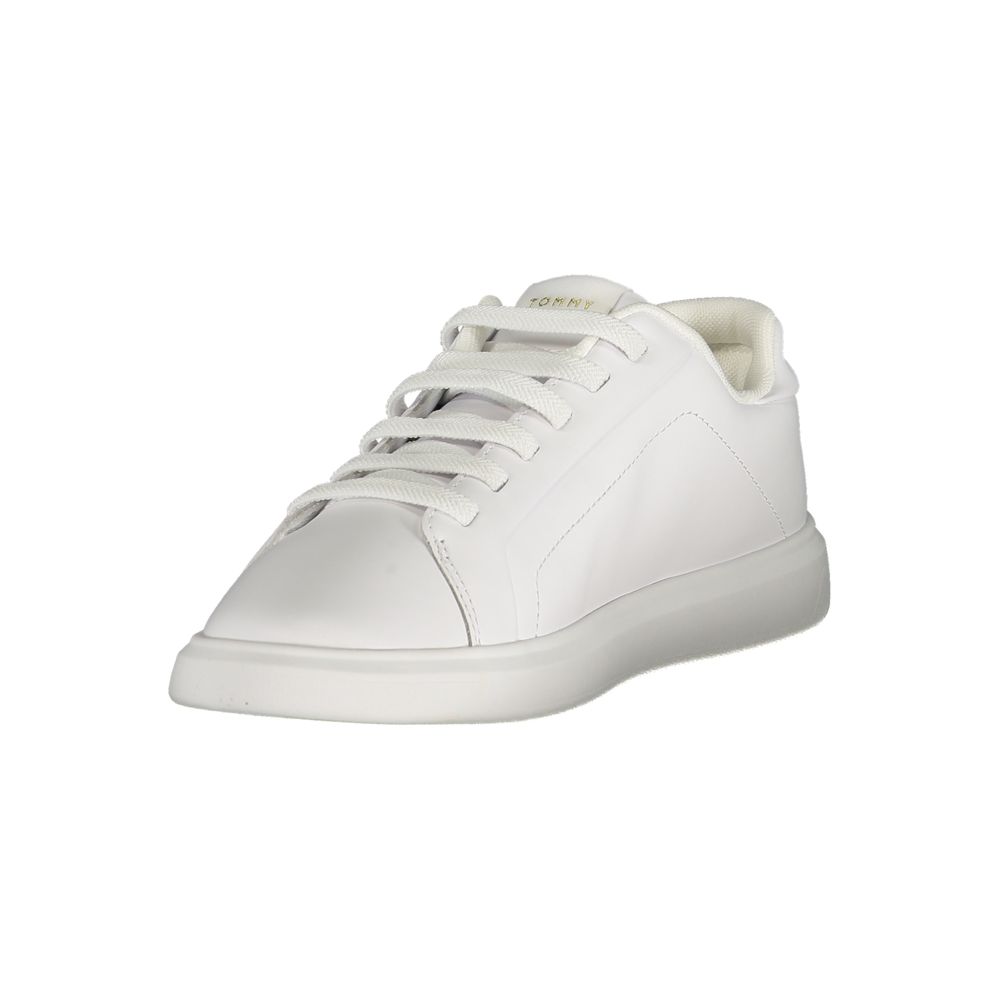 White Leather Women Sneaker