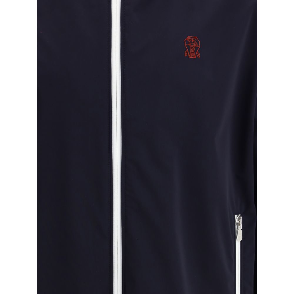 Blue Polyamide Shell Jacket