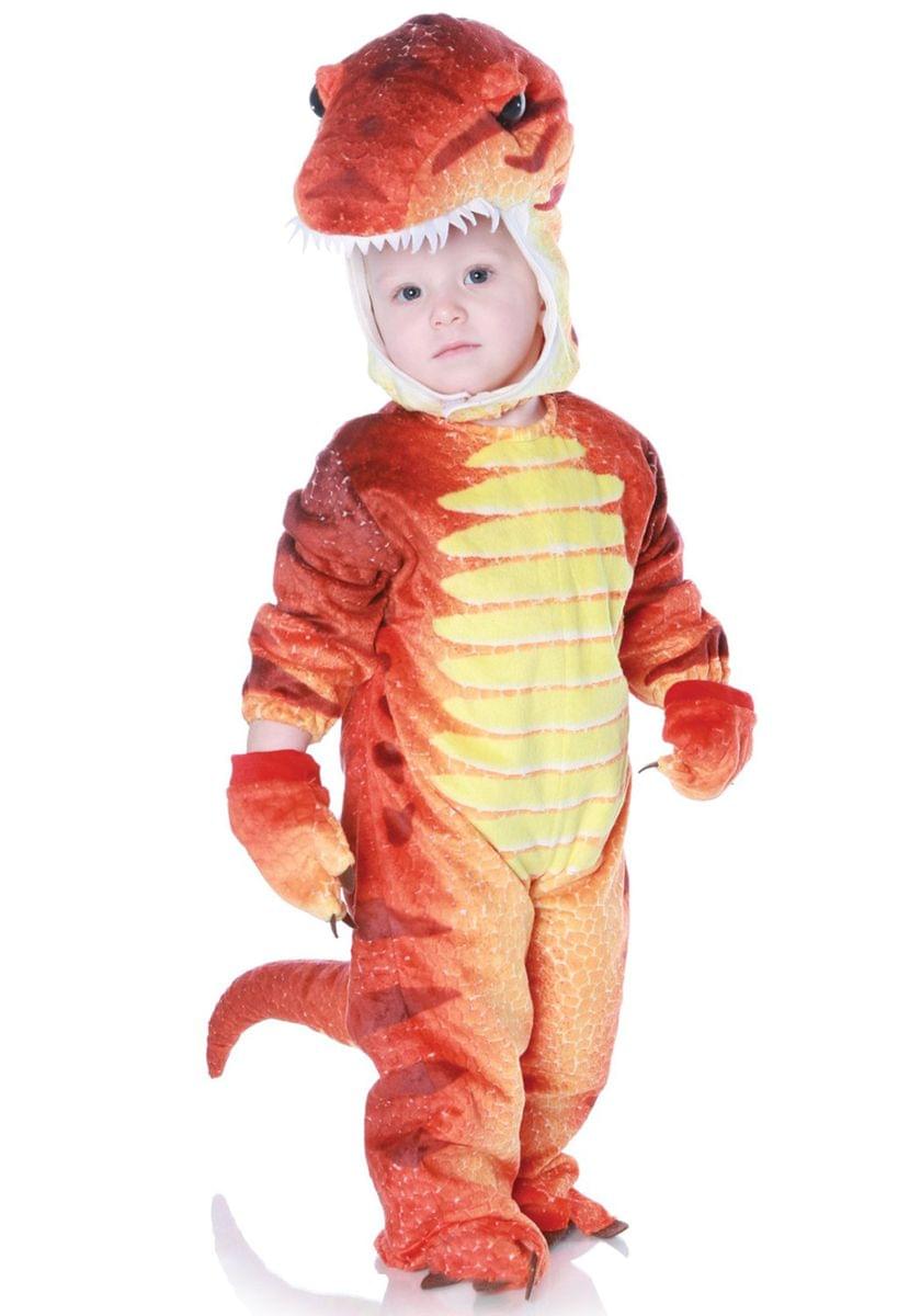 T-Rex Dinosaur Child Costume Rust Color XL 4-7