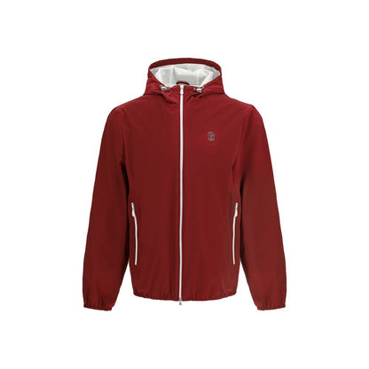 Bordeaux Polyamide Shell Jacket