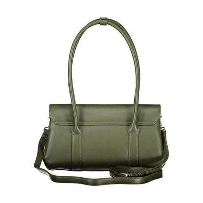 Verde Poliuretano Women Handbag
