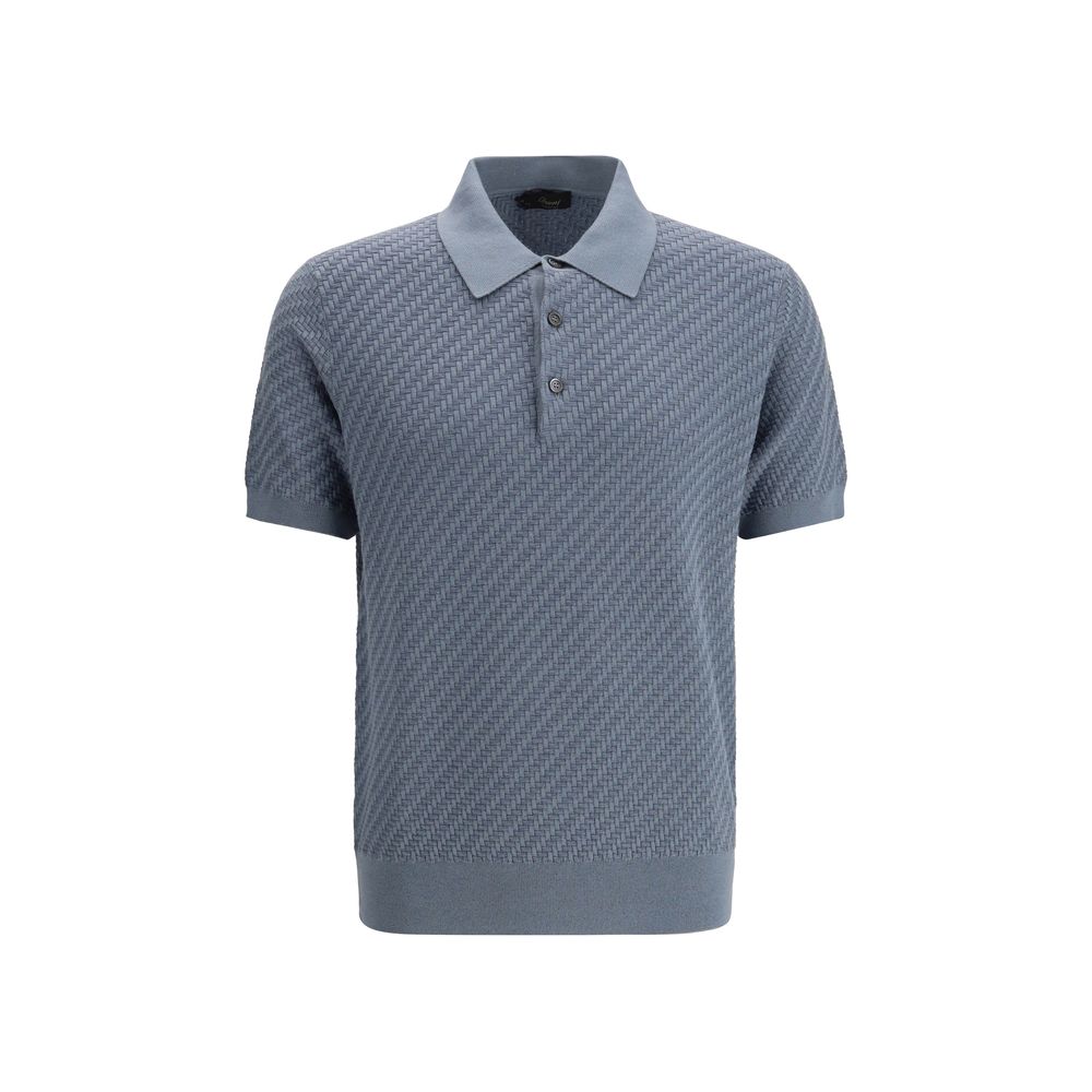 Light Blue Cotton Polo Shirt
