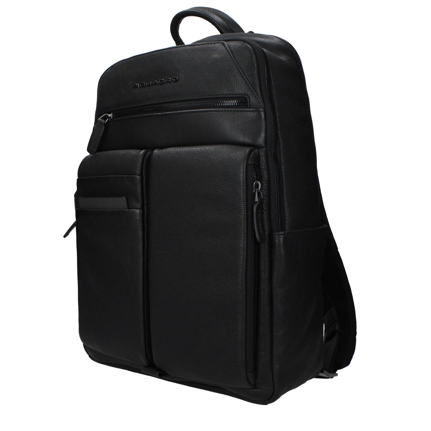 Black Leather Backpack