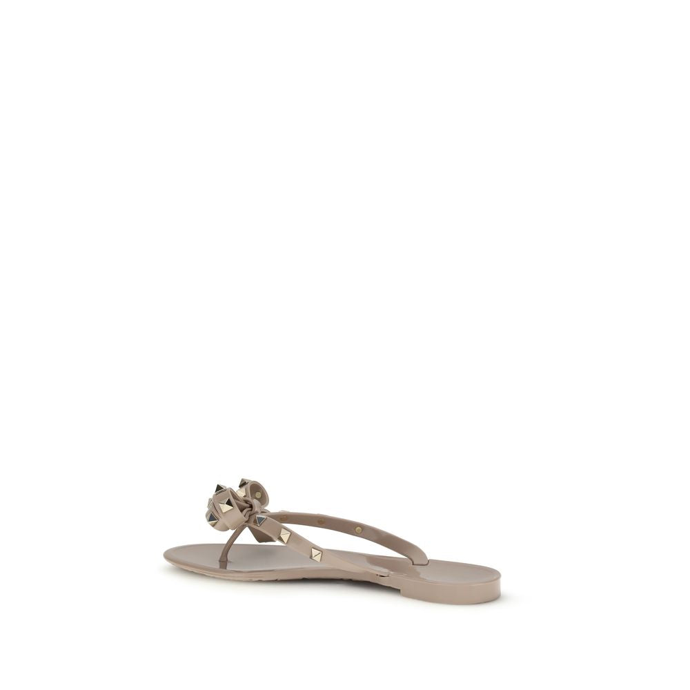 Beige Pvc Sandals
