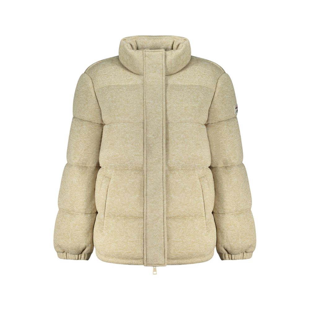 Beige Polyester Coat