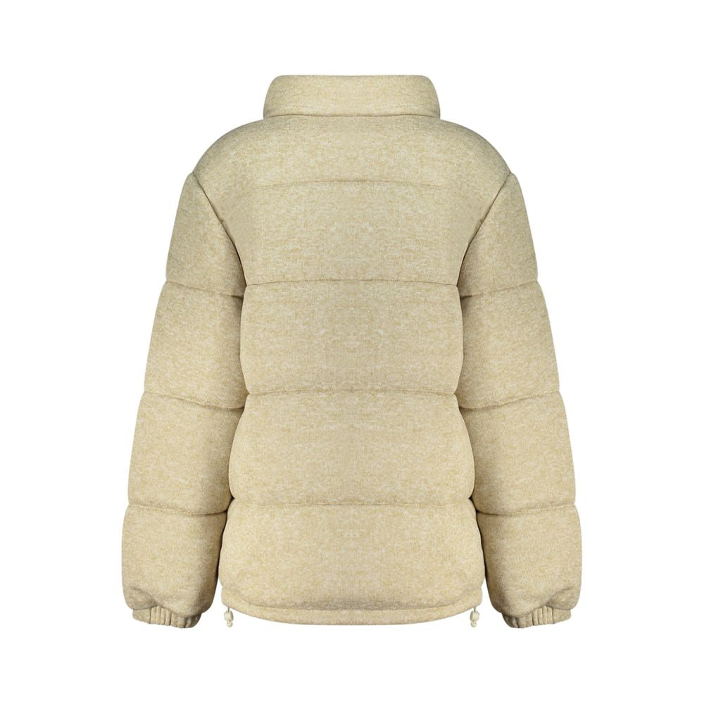 Beige Polyester Coat