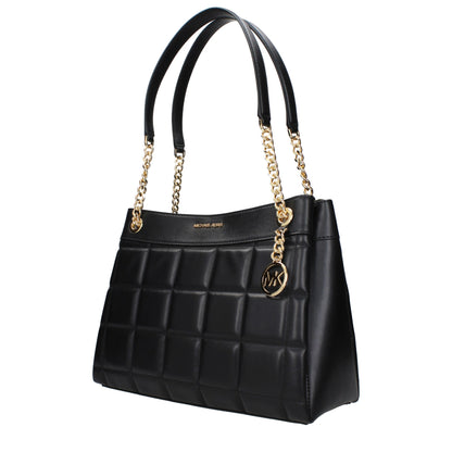 Black Leather Shoulder Bag