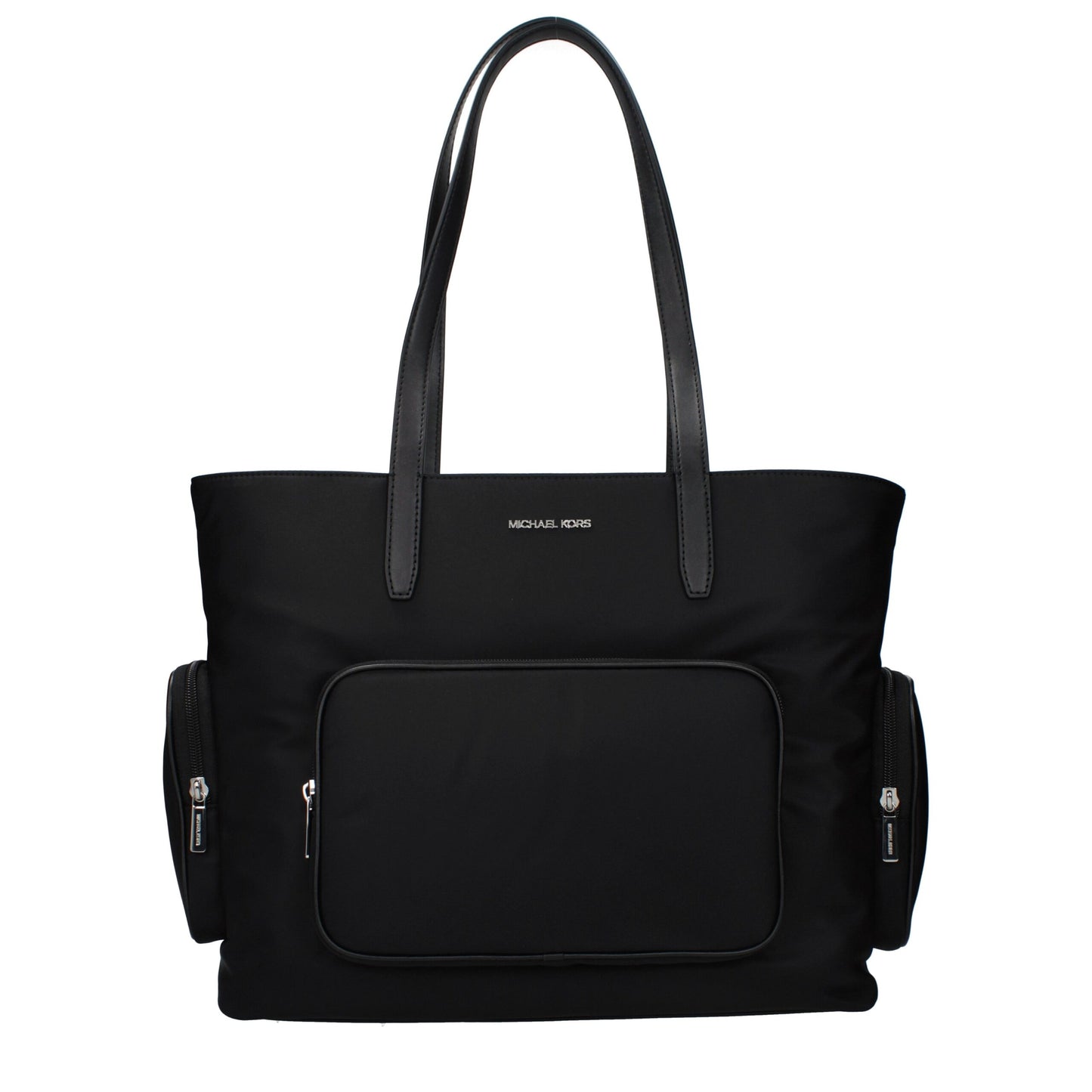 Black Fabric Shoulder Bag