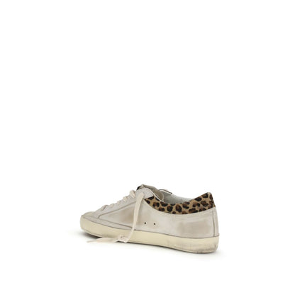 White Calf Leather Bos Taurus Low Top Sneakers
