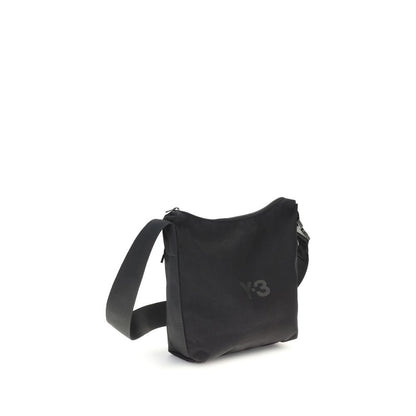 Black Polyester Shoulder Bag