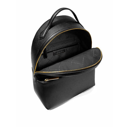 Black Leather Backpack