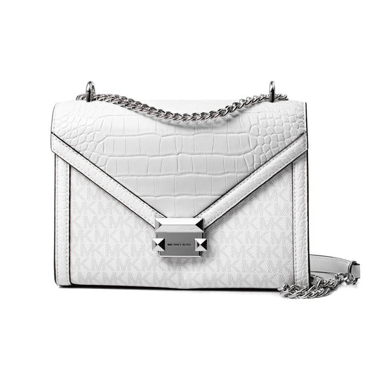 White Canvas Crossbody Bag