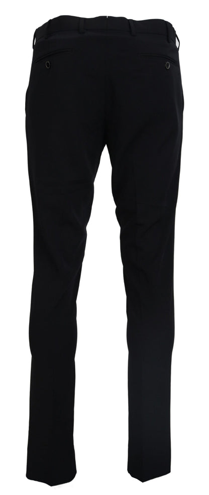 Black Tapered Dress Formal Pants