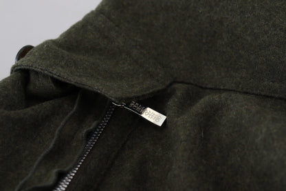 Green Lace Up Leg Women Tapered Pants