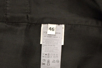 Black Cotton Viscose Dress Vest Blazer