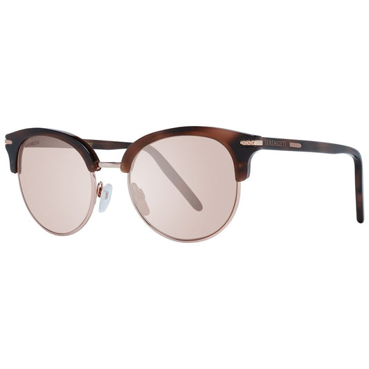 Brown Acetate & Metal Sunglasses