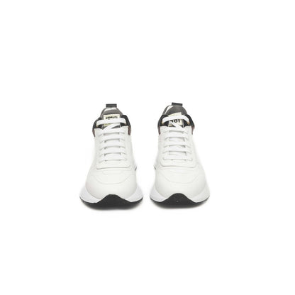 White Cowhide Sneaker