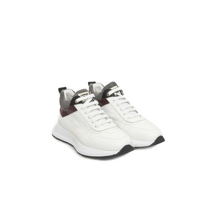 White Cowhide Sneaker