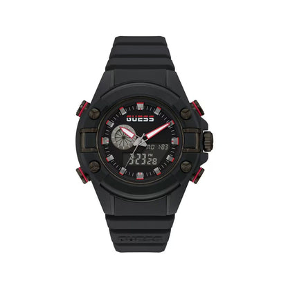 Black Resin Sport Watch