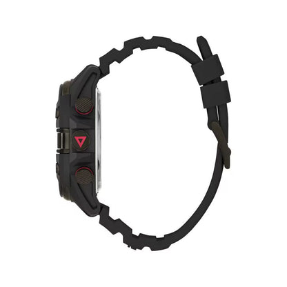 Black Resin Sport Watch