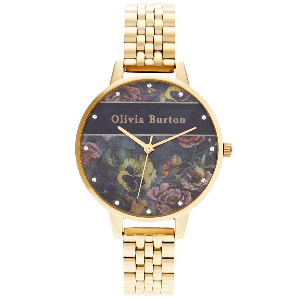 Gold Stainless Steel Dress Watch