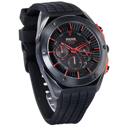 Black Rubber Sport Watch